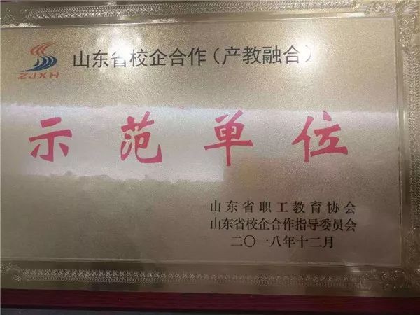 山東公路技師學(xué)院獲評“山東省校企合作（產(chǎn)教融合）示范單位”